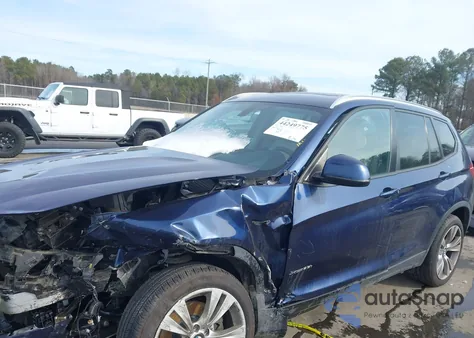 2015 BMW X3 xDrive28I из США, поврежденный, VIN 5UXWX9C56F0D59218